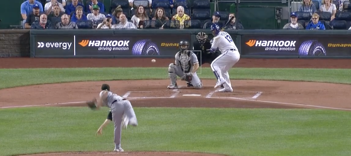 Umpire Junior Valentine narrowly missed out on a perfect game thanks to one bad call in the first inning