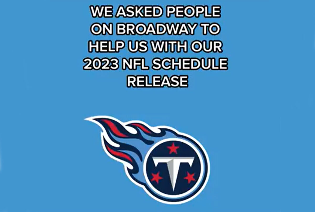 Falcons, Colts, Panthers respond perfectly to Titans’ brilliant schedule release video