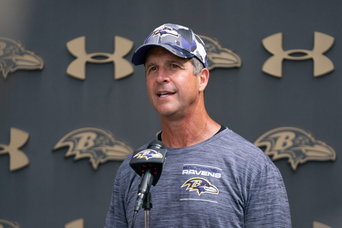 Ravens HC John Harbaugh gives thoughts on second day of team’s OTAs