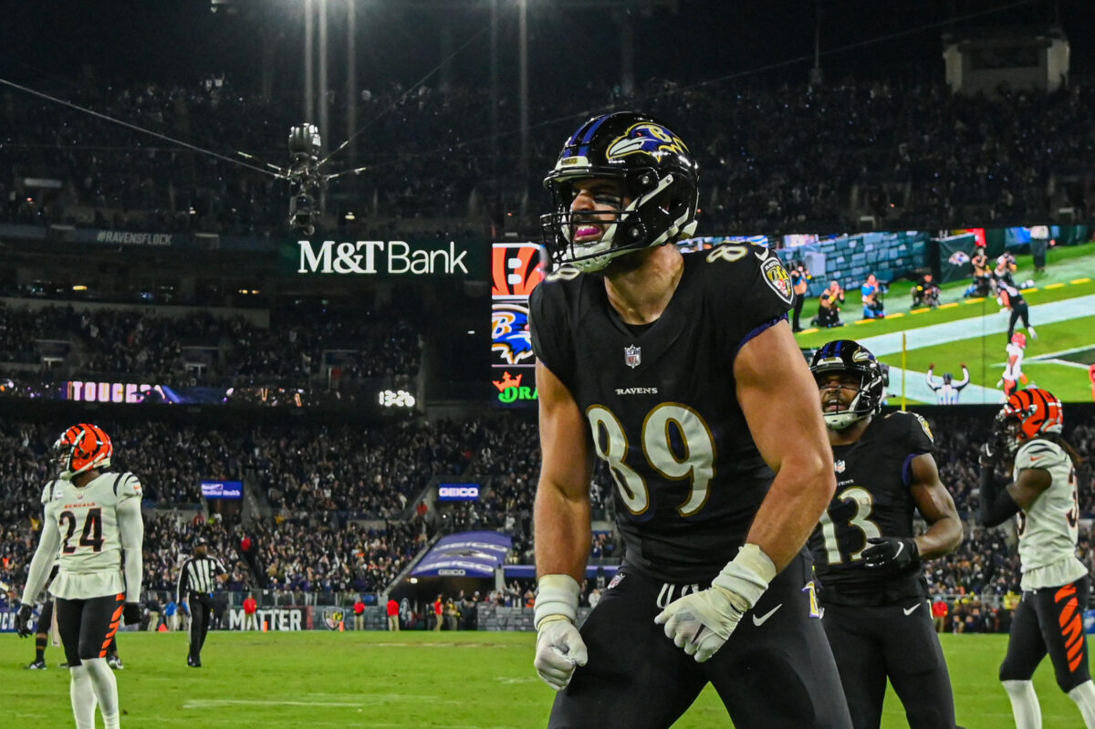 Mark Andrews No. 2 on Pro Football Focus rankings of top tight ends in the NFL