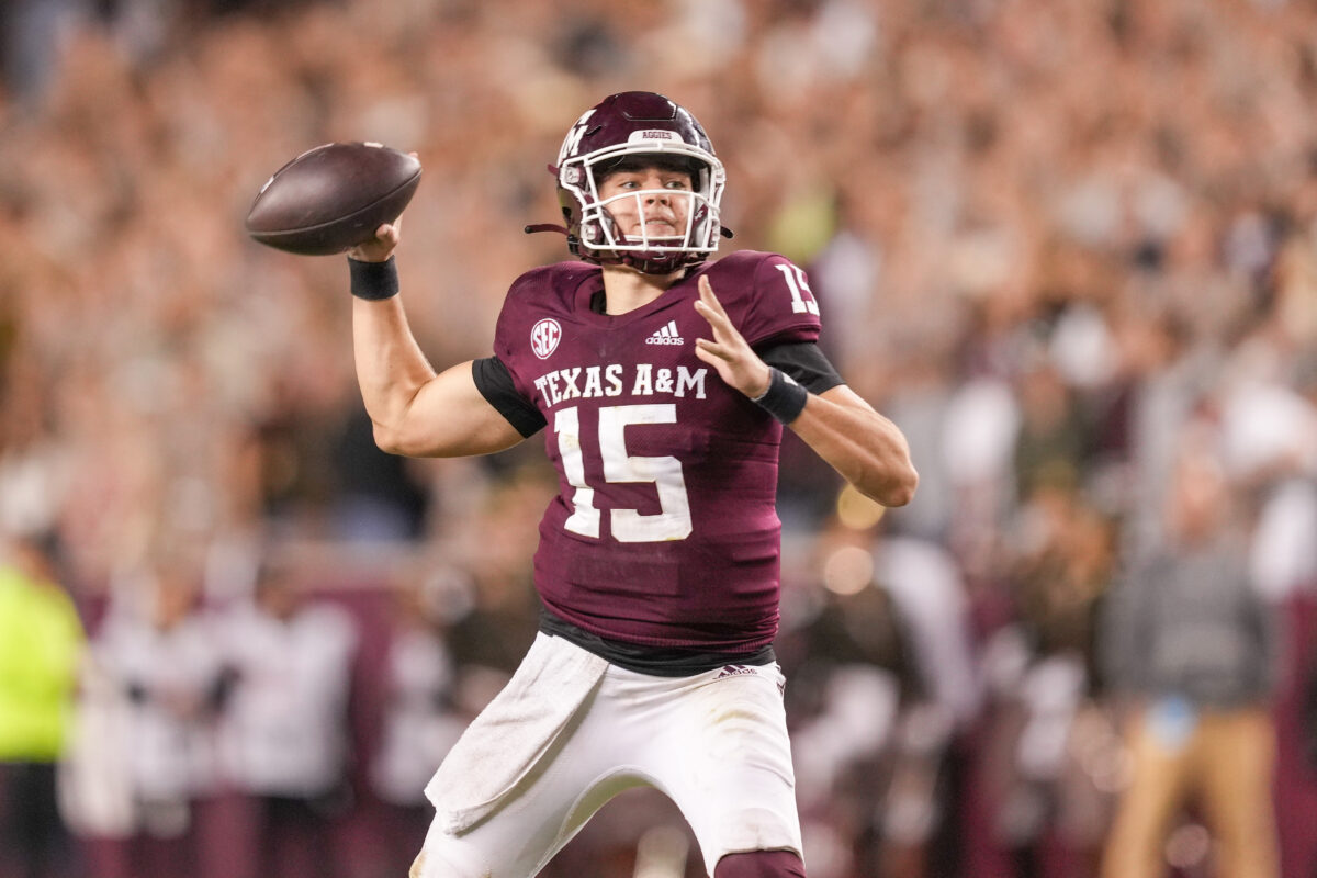 Texas A&M QB Conner Weigman ranked in the Top 10 for SEC Quarterbacks