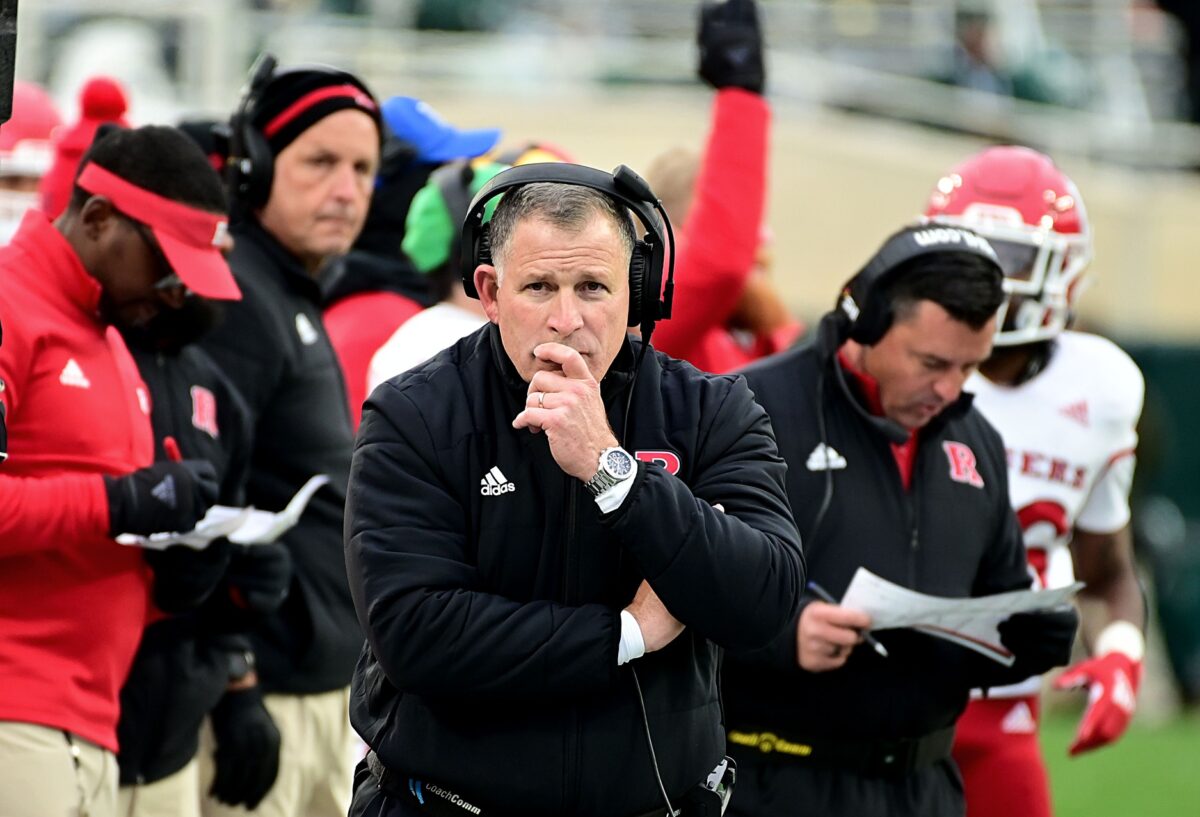 Greg Schiano tells WFAN that Rutgers football has ‘about one more recruiting class to fill this pipeline’