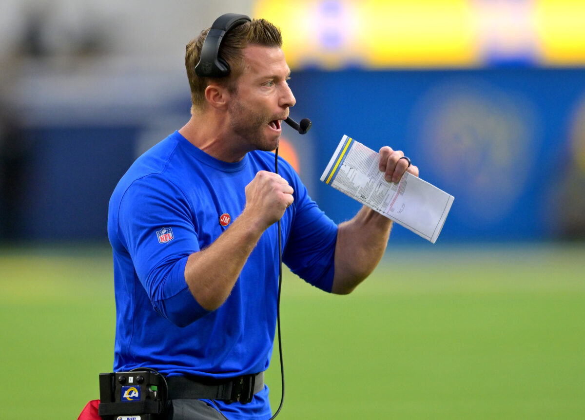 Sean McVay loves that the Rams will start season vs. 3 playoff teams from 2022