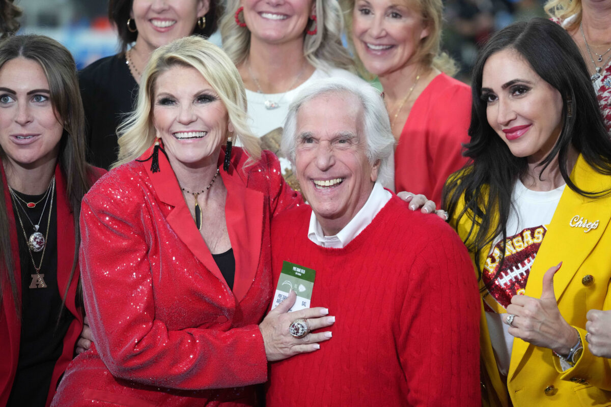 Actor Henry Winkler jokes that the Chiefs drafted him this offseason