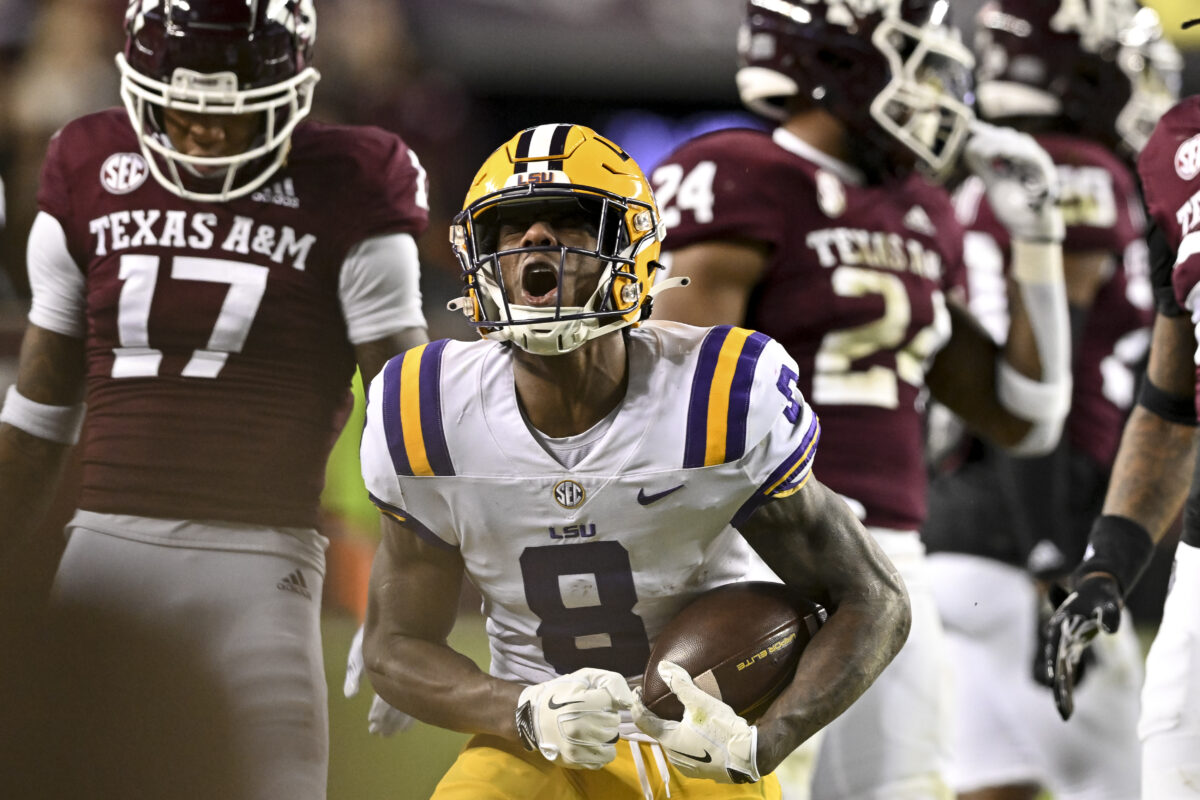 This 2024 mock draft links the Saints to a big-time LSU wide receiver