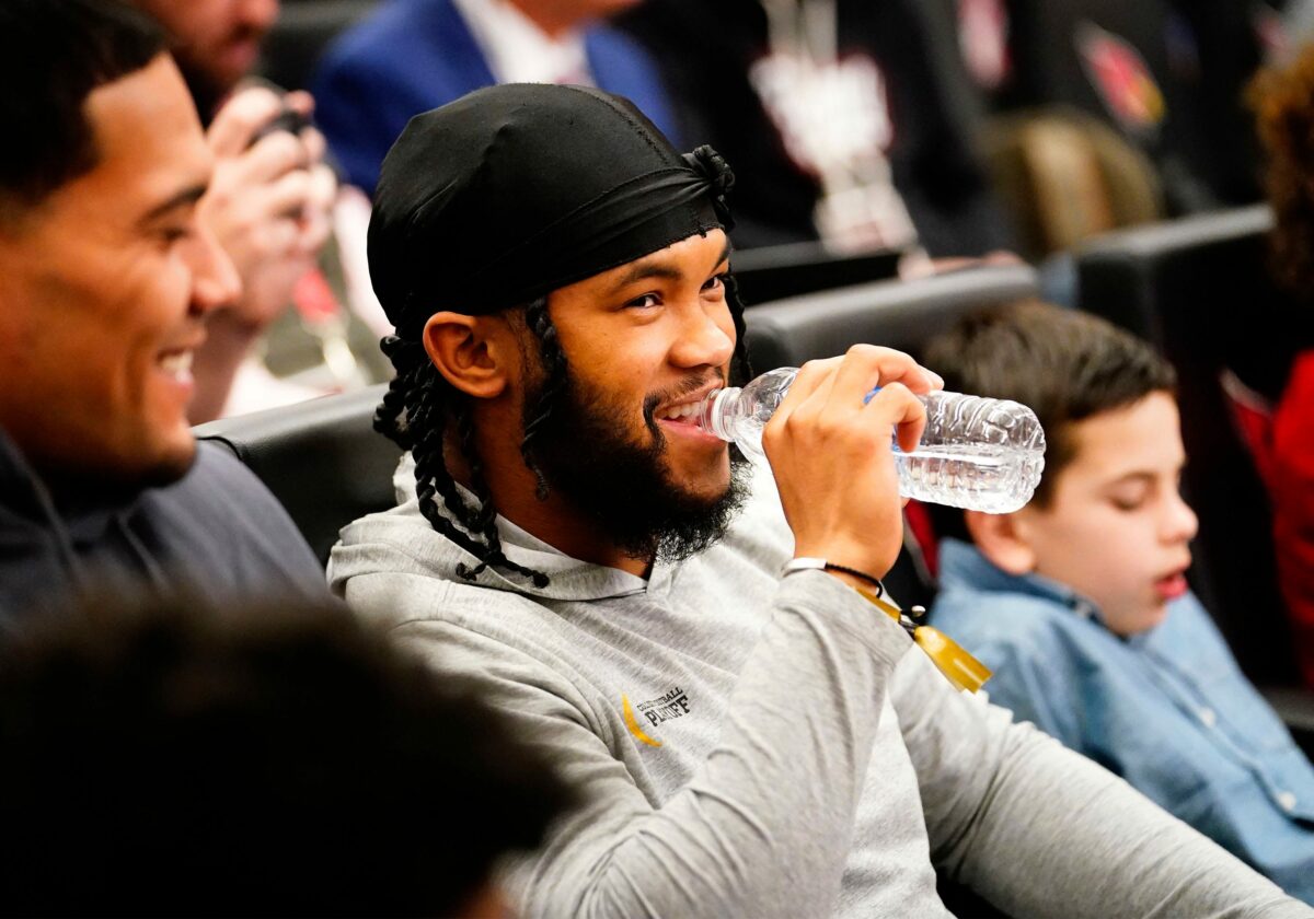 LOOK: Kyler Murray, Hollywood Brown show up to Suns’ playoff game