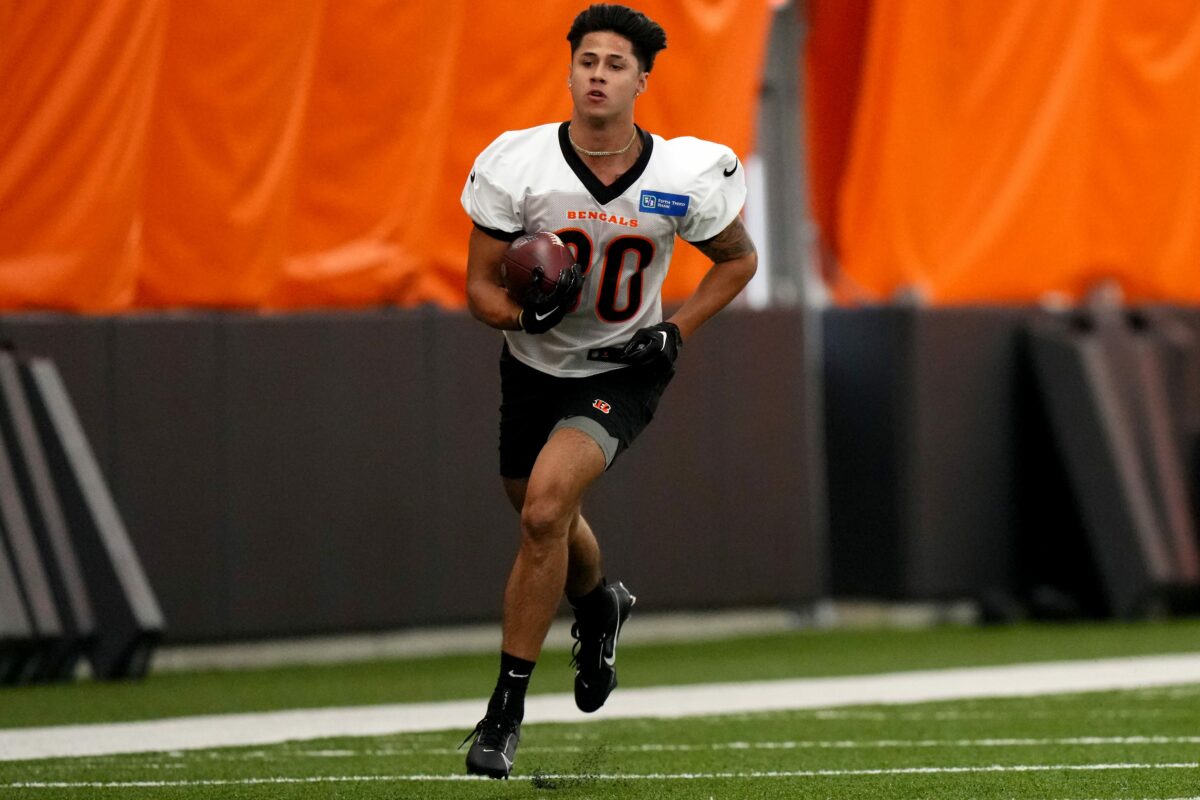 Bengals rookie Andrei Iosivas studying with Ja’Marr Chase and Tee Higgins