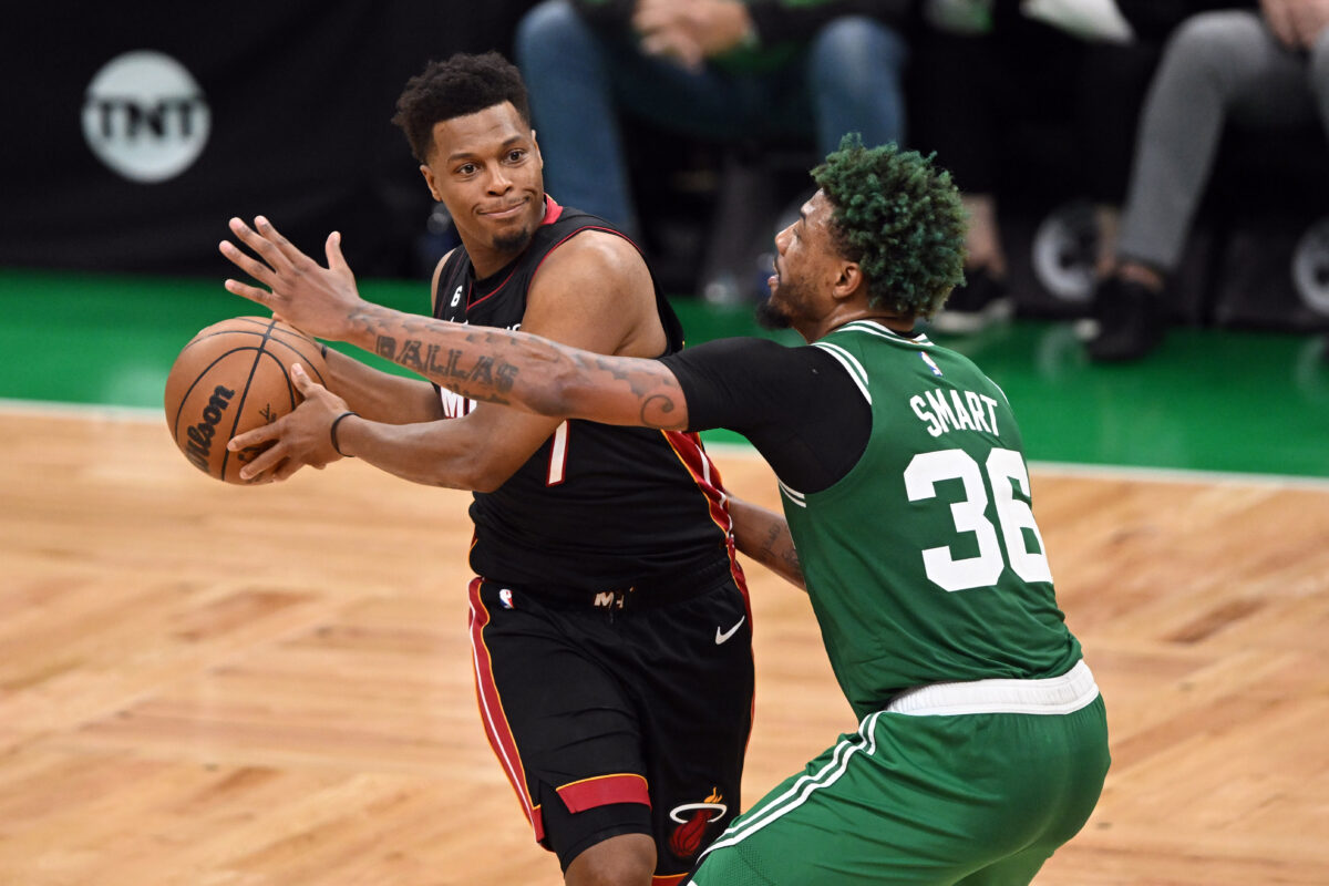 Is a dominant defense back for the Boston Celtics in the Eastern Conference finals?