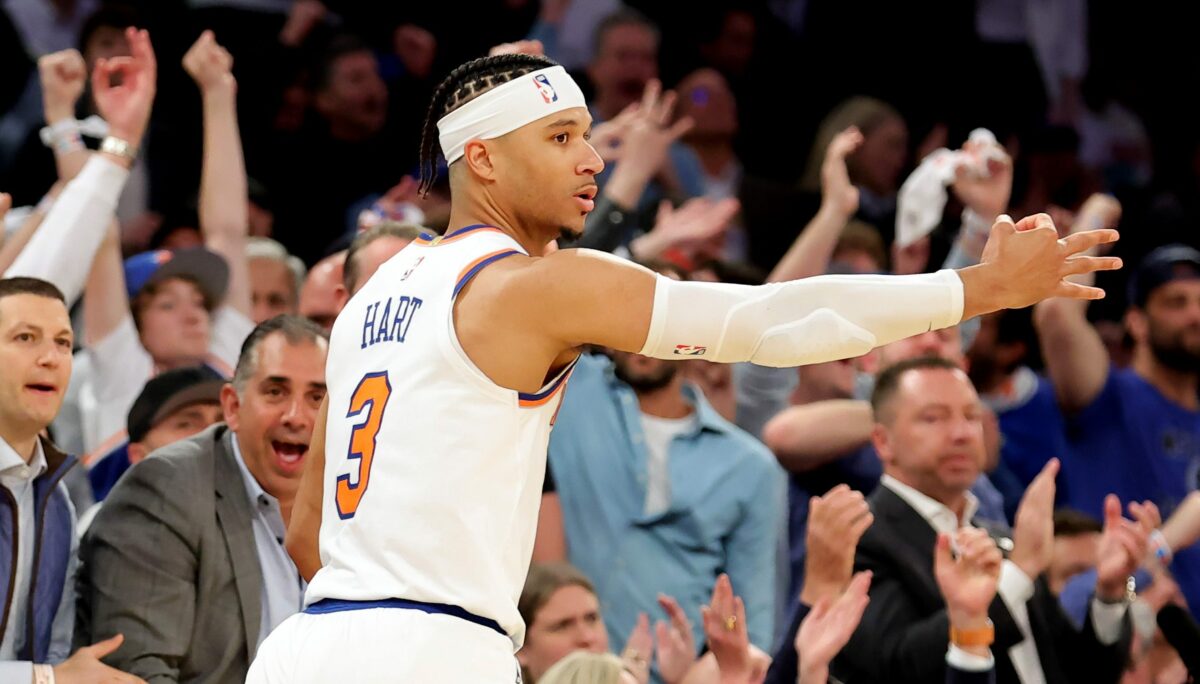 Josh Hart confirms he thanked ref Scott Foster after Knicks Game 2 win, but for a good reason