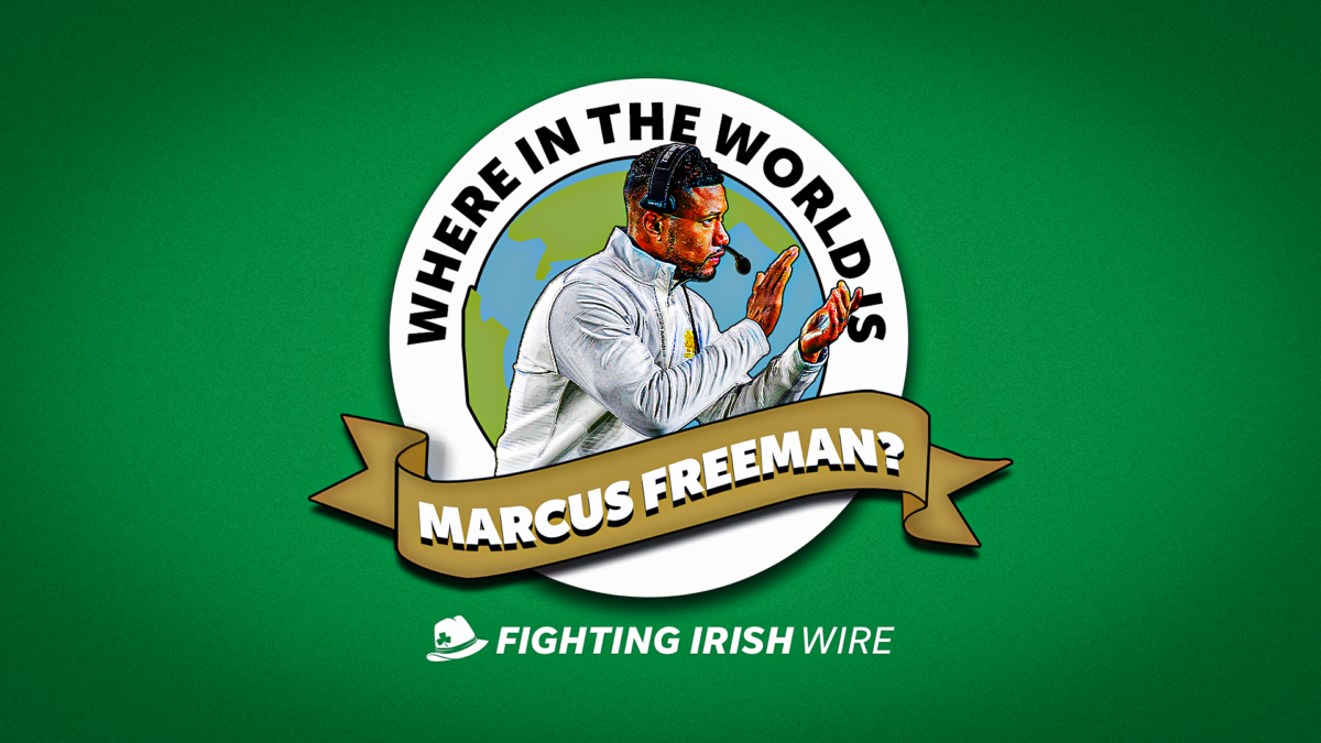 Where in the world is Marcus Freeman: Fishing with QB1 edition