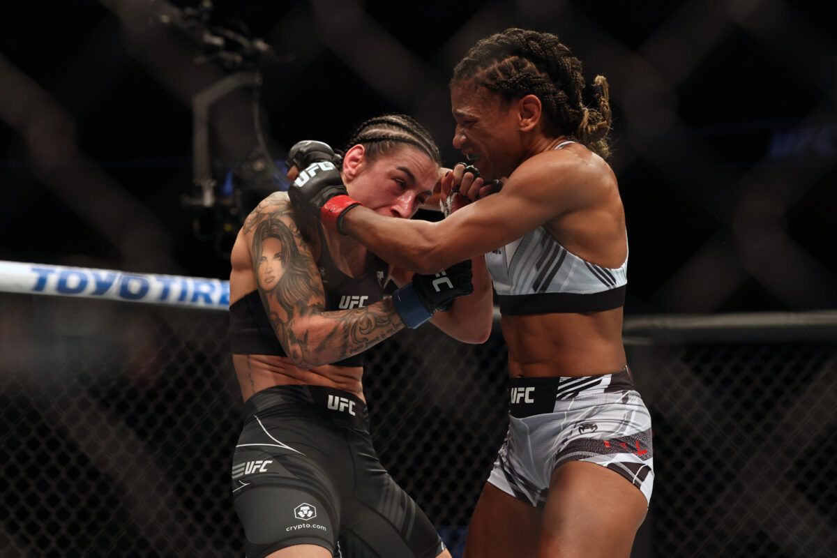 UFC free fight: Angela Hill puts on striking clinic against Emily Ducote to win dominant decision