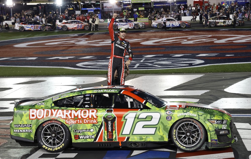 Blaney ends 59-race NASCAR Cup Series drought with Coca-Cola 600 win