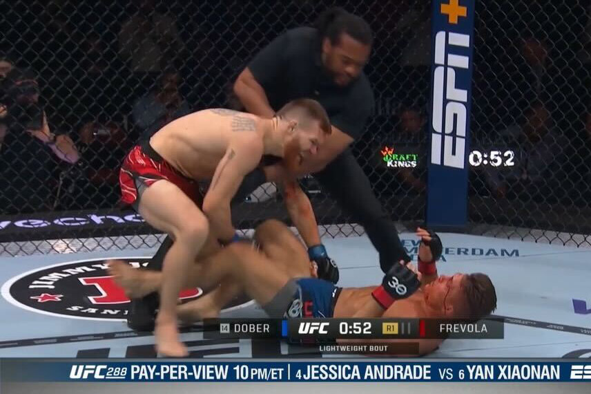 UFC 288 video: Matt Frevola ‘death bombs’ Drew Dober, calls out ‘b*tch’ Paddy Pimblett
