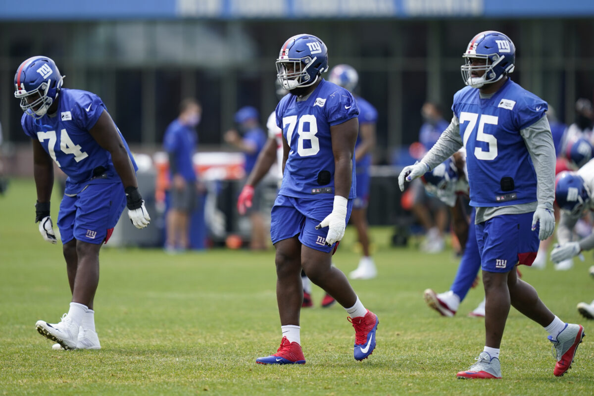 PFF ranks Giants’ offensive line among worst in NFL