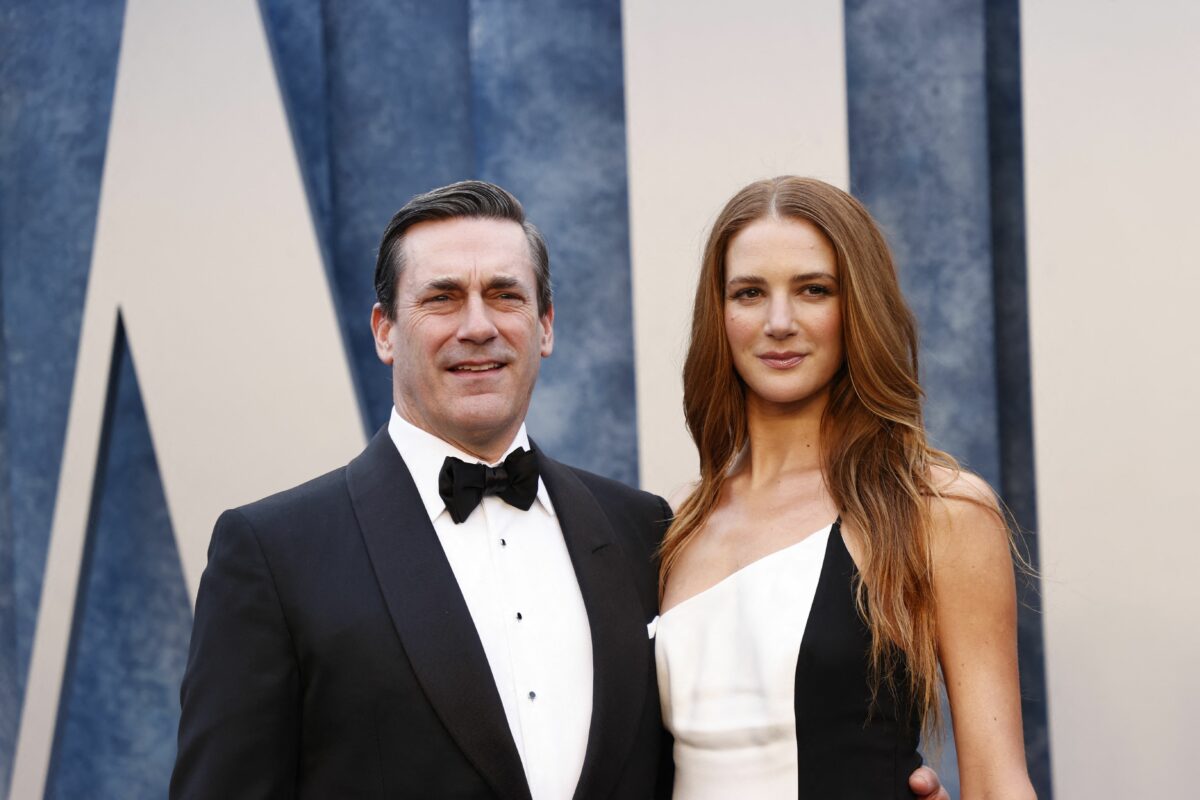 Jon Hamm and new wife Anna Osceola in images