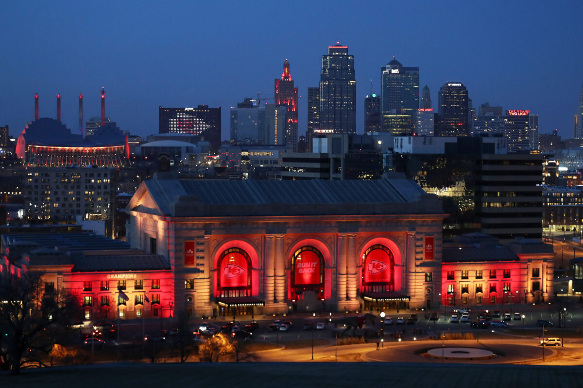 LOOK: Images of Union Station’s tribute to Chiefs’ Norma Hunt