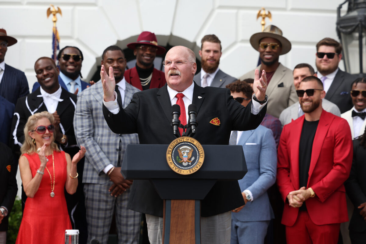 Chiefs HC Andy Reid details elaborate spread at White House luncheon