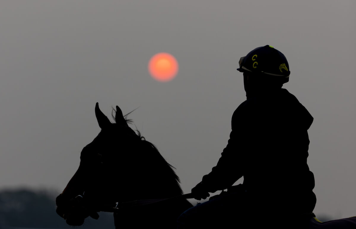 Smoke from Canadian wildfires shrouds Belmont Park, leaves Belmont Stakes in limbo