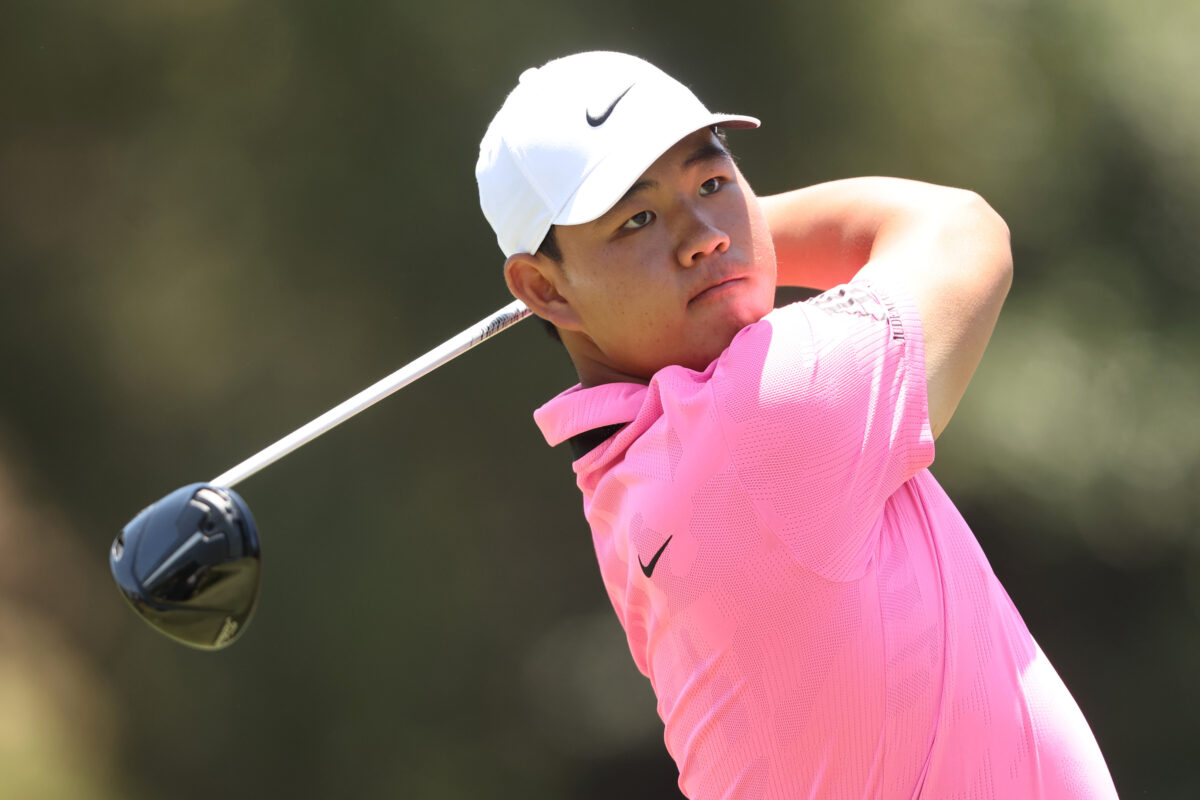 Tom Kim’s 29 ties U.S. Open 9-hole scoring mark during Saturday’s third round