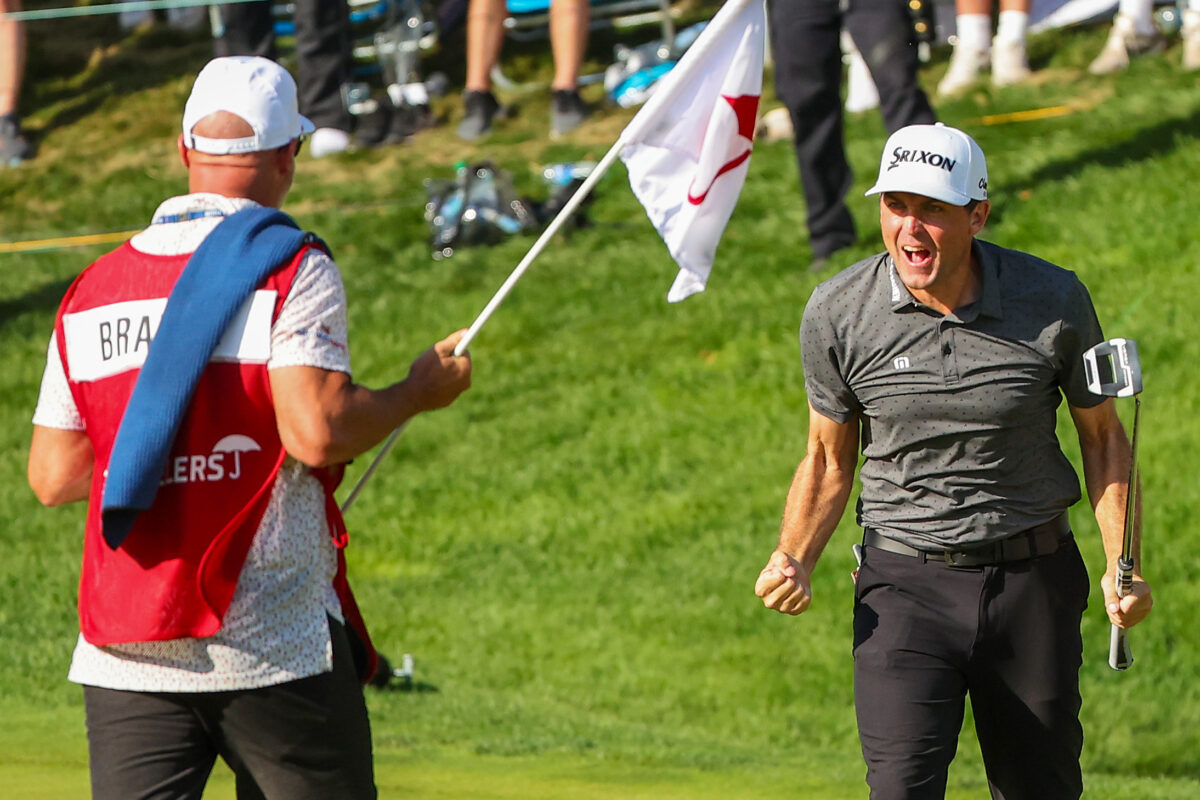 ‘I can’t believe this is real’: Keegan Bradley holds on late to win 2023 Travelers Championship for emotional victory
