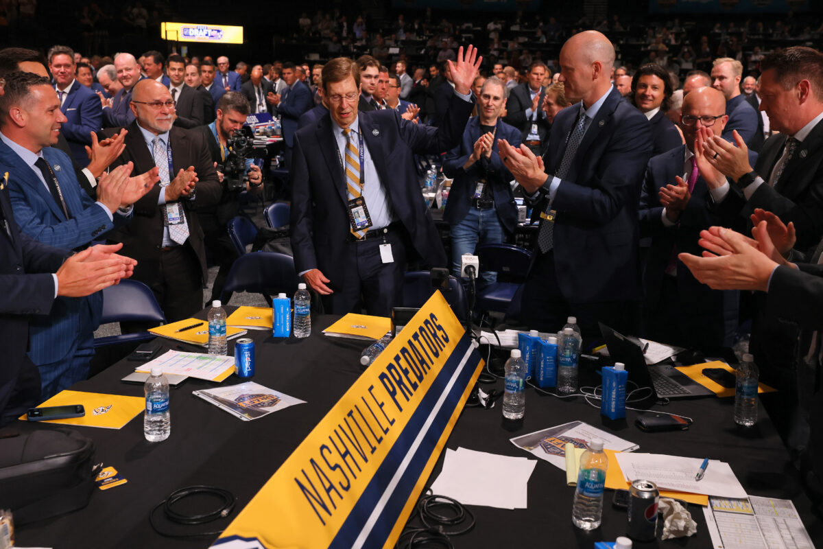 Retiring Predators GM David Poile got the coolest send-off at the 2023 NHL Draft