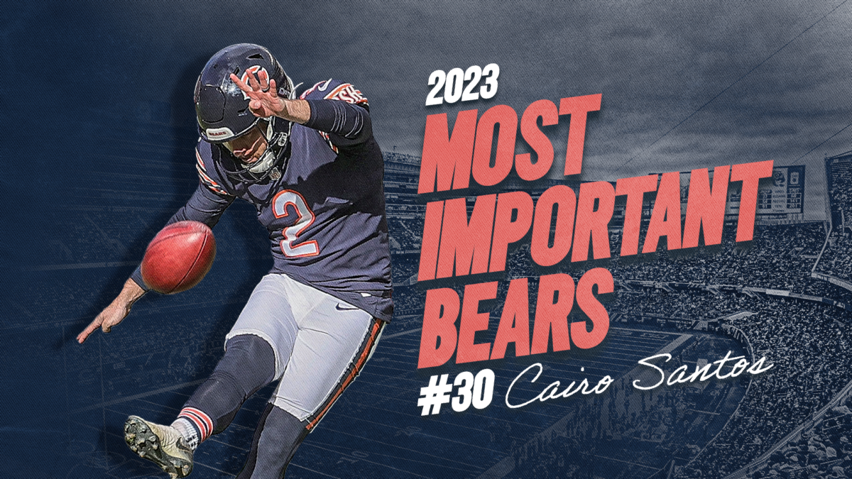 30 Most Important Bears of 2023: No. 30 Cairo Santos