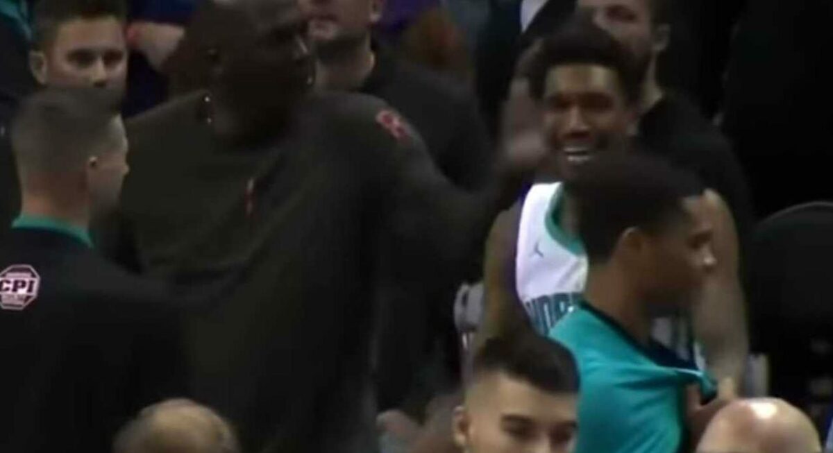 Let’s remember when Michael Jordan actually smacked Malik Monk and called it a ‘tap of endearment’