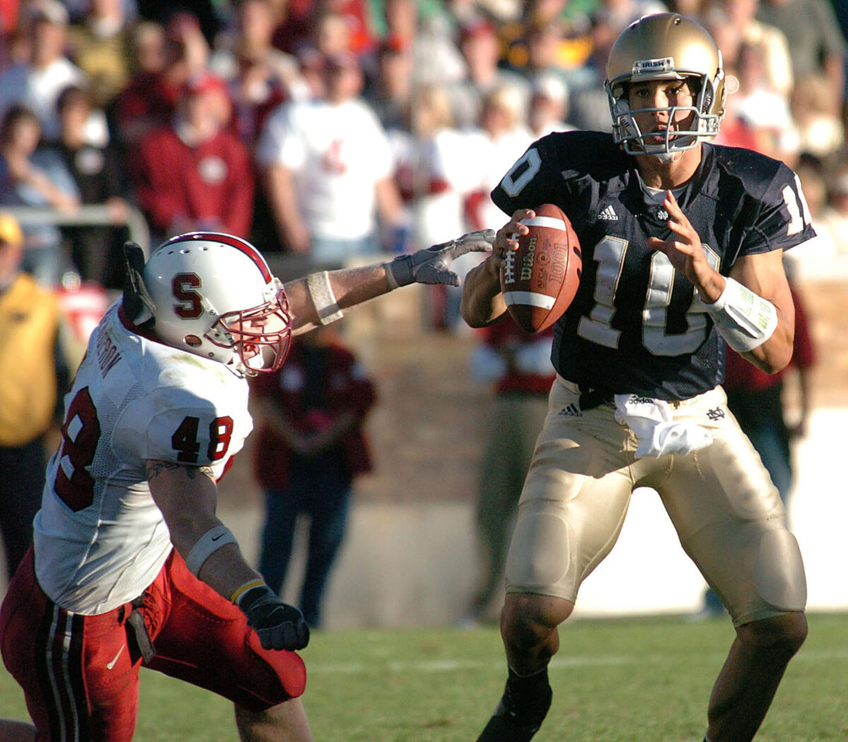Watch: 2004 highlights of Notre Dame win over Stanford