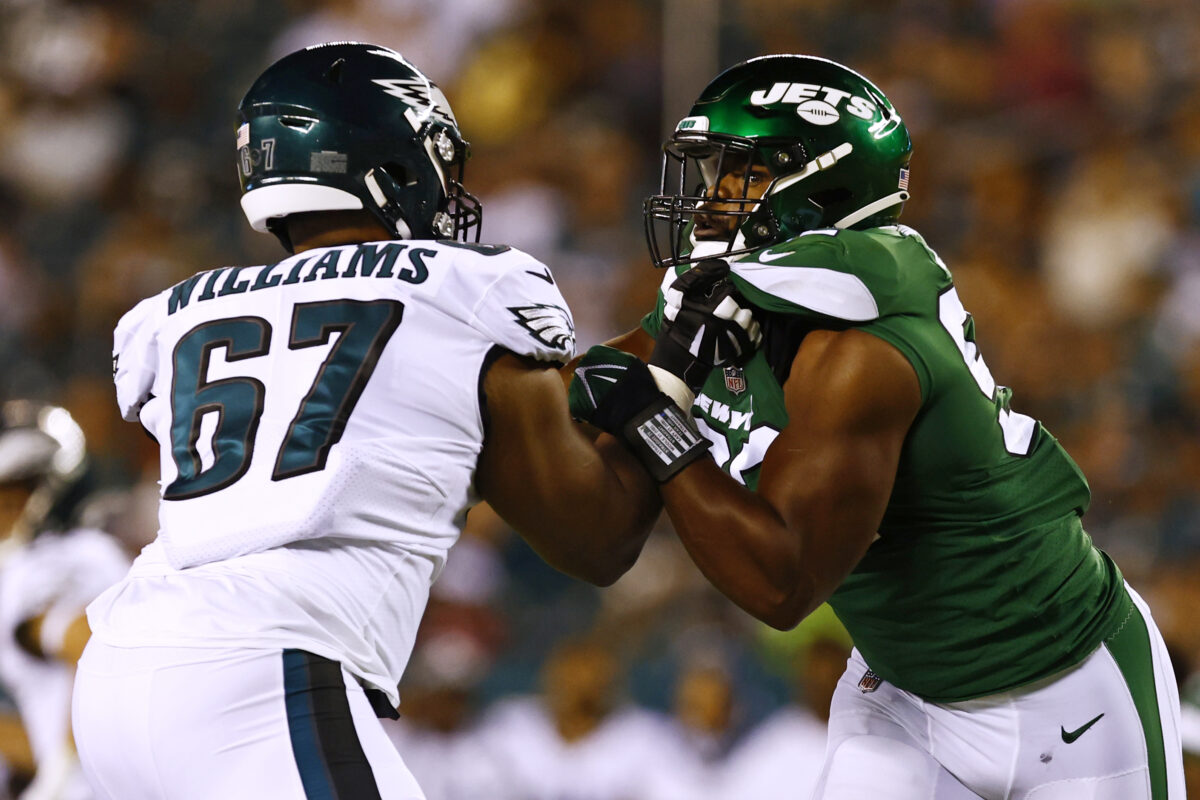 Former Eagles’ offensive tackle Jarrid Williams agrees to deal with the Steelers