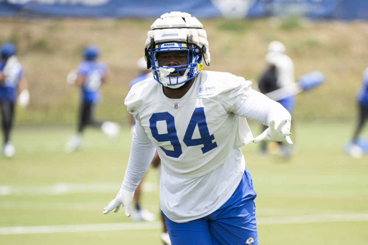 Desjuan Johnson learning everything he can from Aaron Donald on and off the field