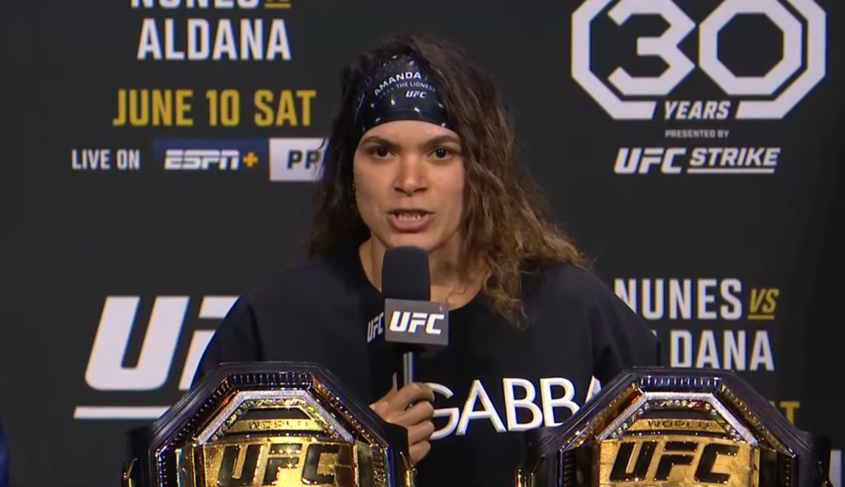 Amanda Nunes praises UFC 289 opponent Irene Aldana: ‘She’s a better fighter than Julianna Peña, for sure’