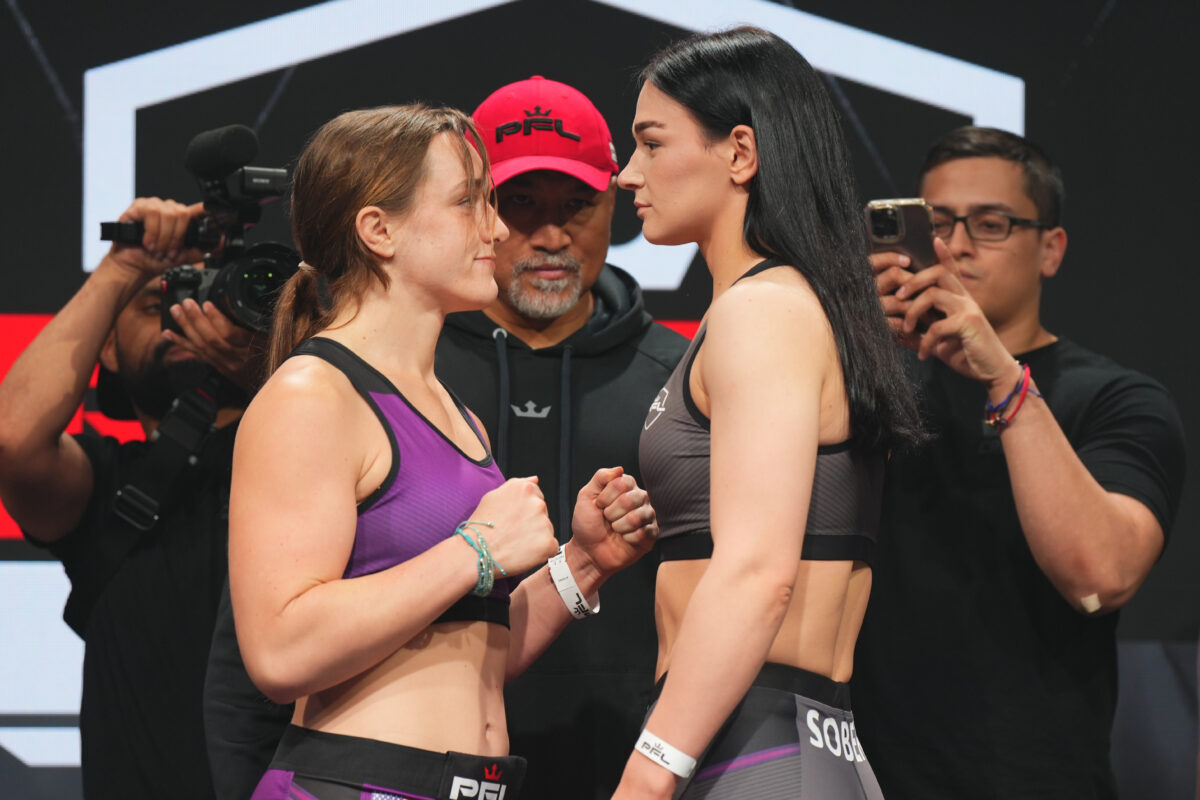 Photos: 2023 PFL 5 ceremonial weigh-ins and fighter faceoffs