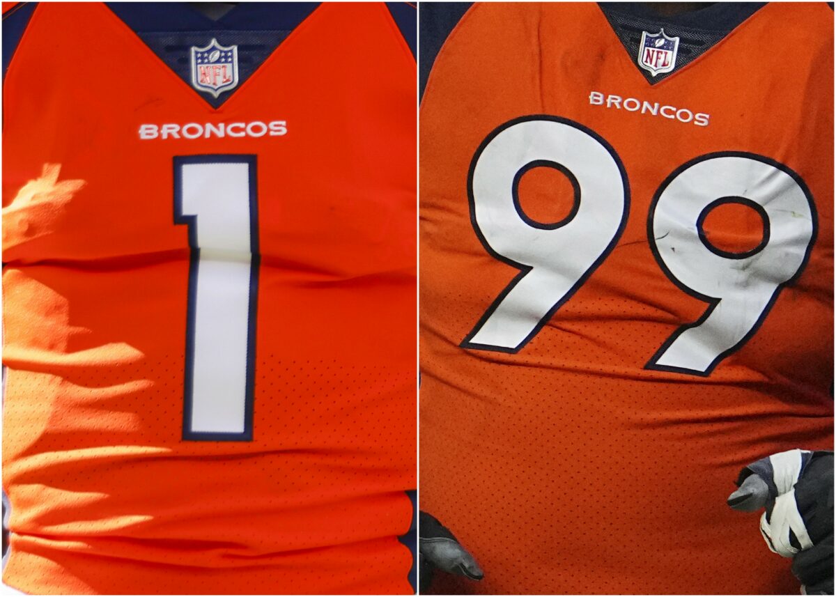 Denver Broncos 90-man offseason roster, sorted by jersey number