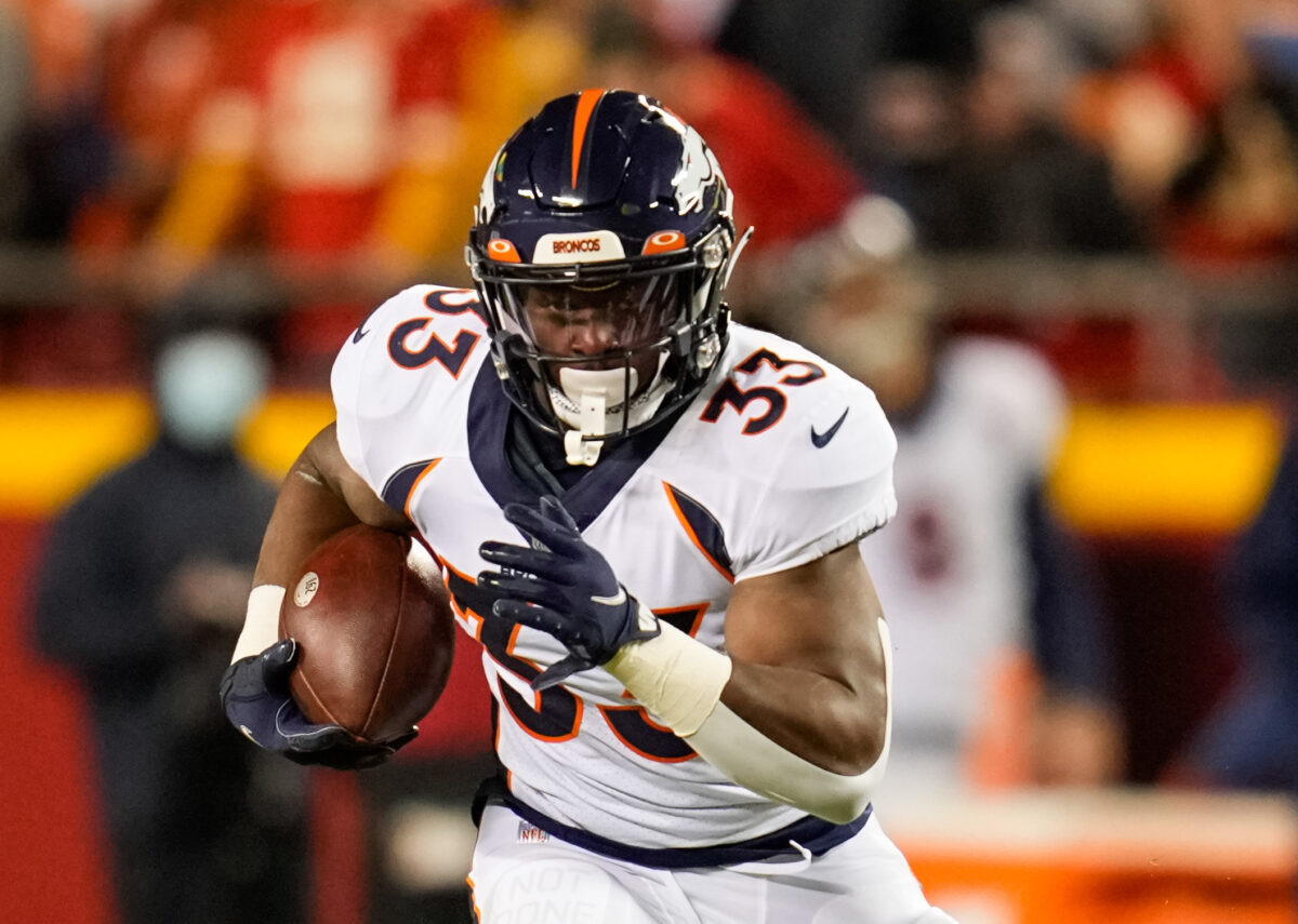 Broncos’ updated RB depth chart after 3 cuts at the position