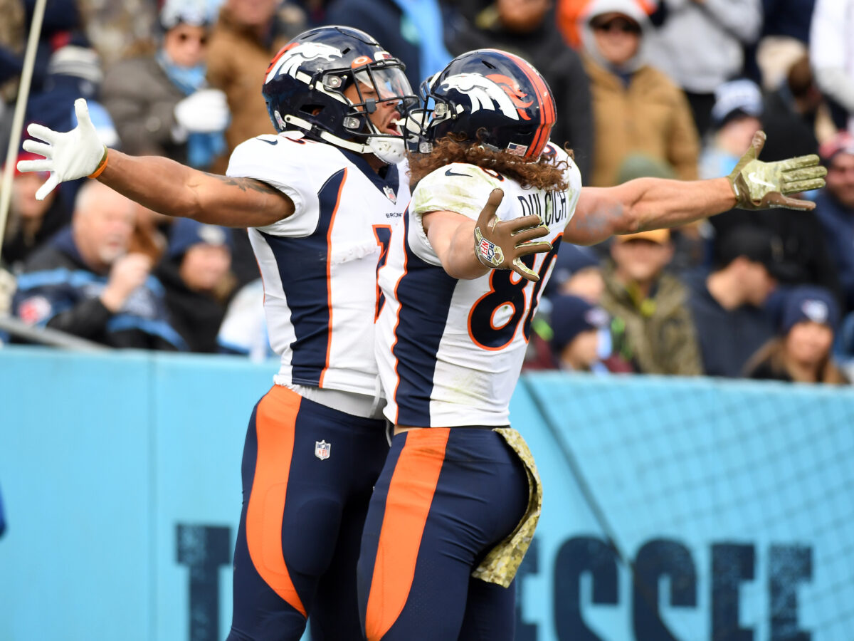 Broncos’ updated tight end depth chart with new signing