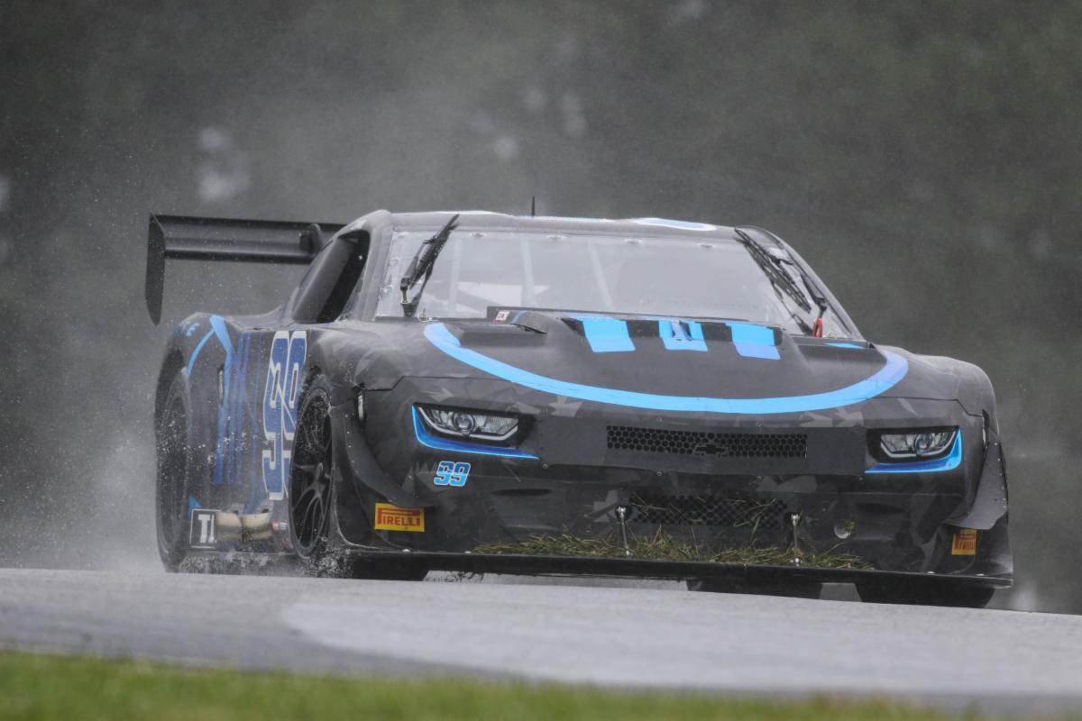 Marks slides to third TA pole of 2023 at wet Mid-Ohio
