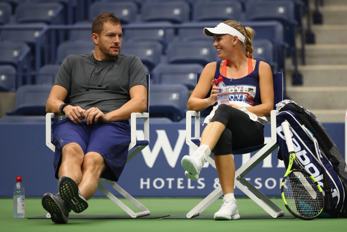 This wonderful moment between Caroline Wozniacki and husband David Lee helped push her back to tennis