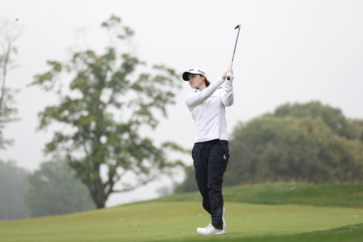 Leona Maguire leads a major for the first time at the KPMG Women’s PGA
