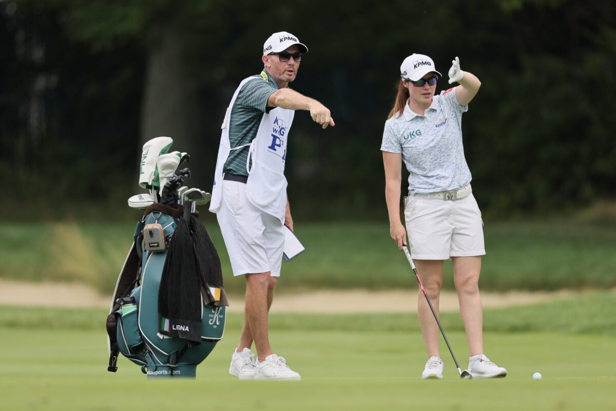 Former Irish teammates Leona Maguire and Stephanie Meadow find themselves in final group together on Sunday at KPMG Women’s PGA
