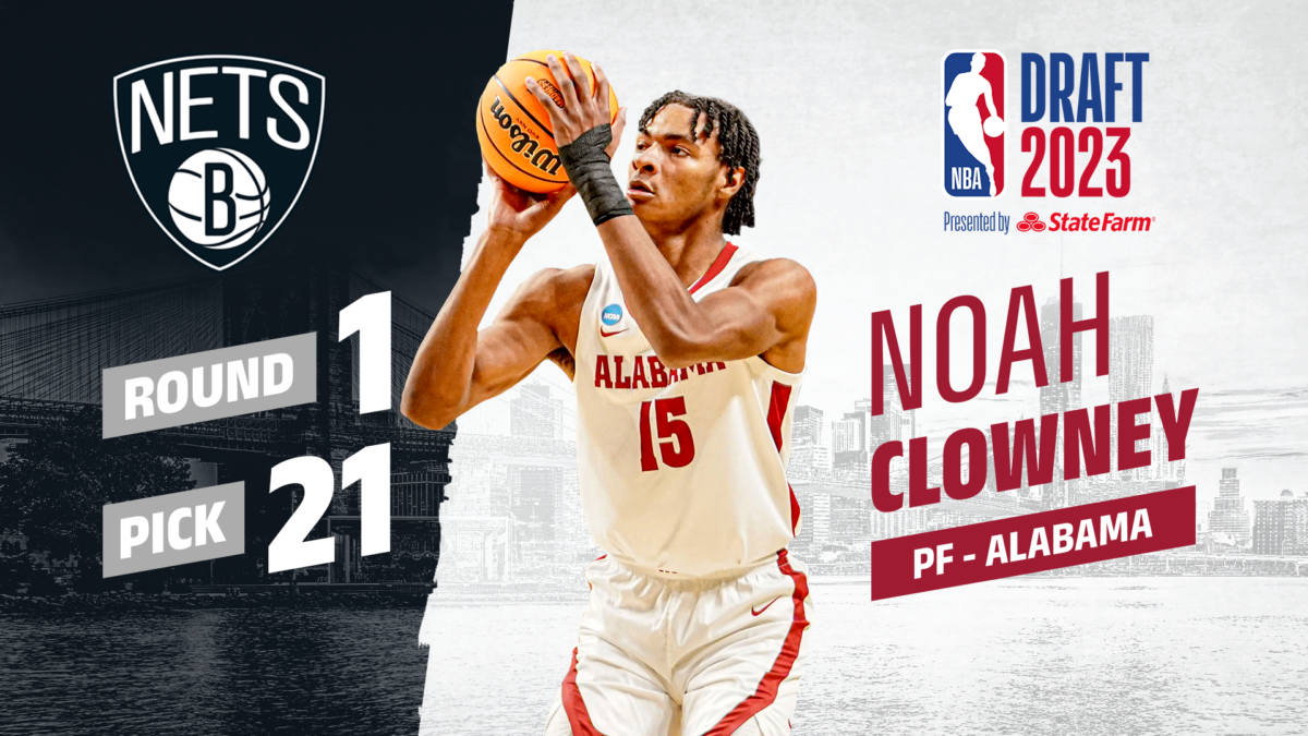 Brooklyn Nets select Noah Clowney No. 21 overall in 2023 NBA draft