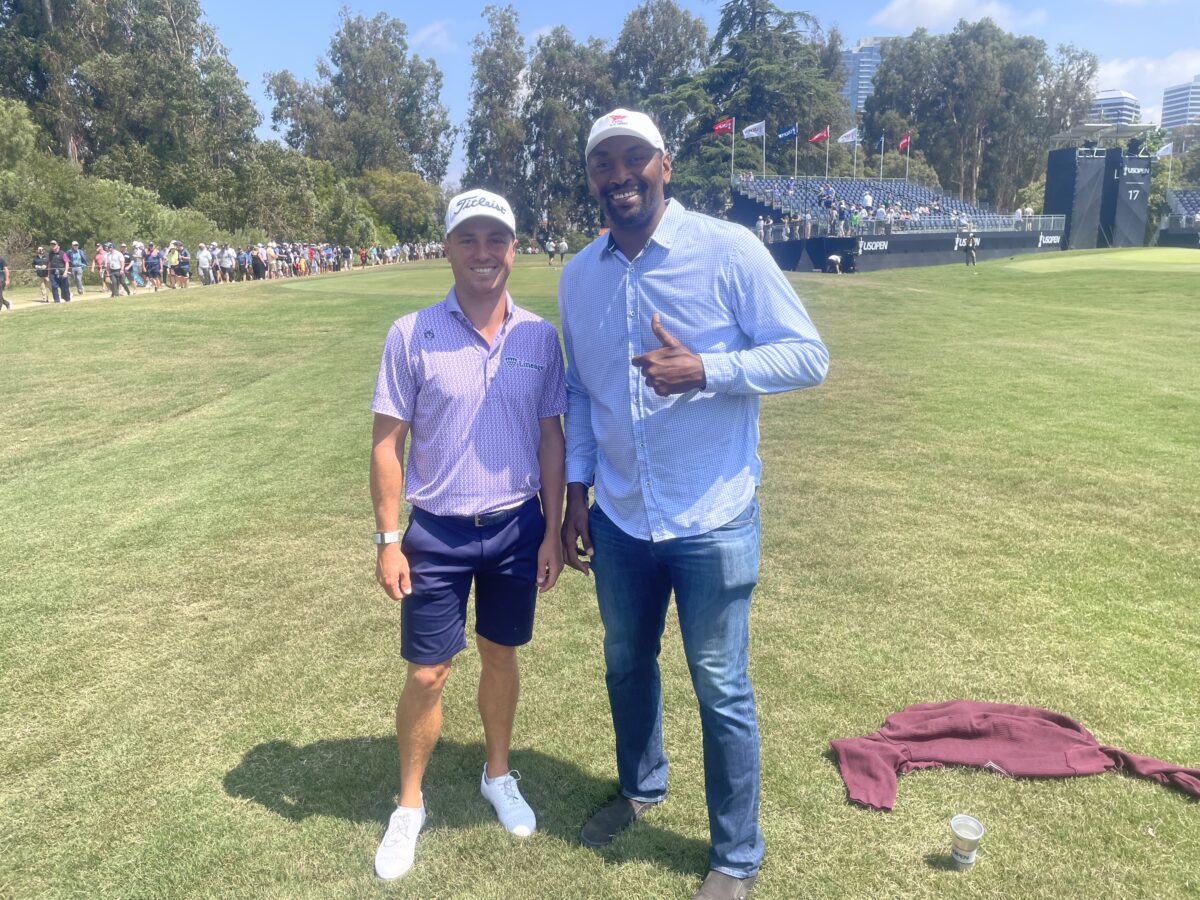 Metta Sandiford-Artest learned golf from a Lakers legend, shows love for game at 2023 U.S. Open