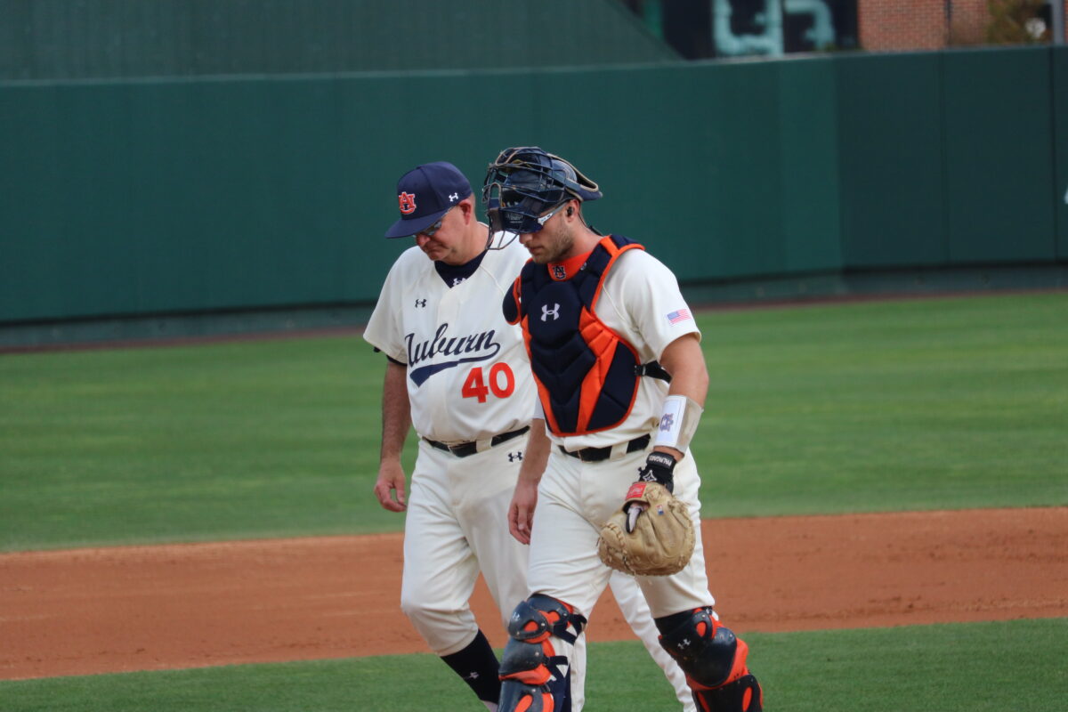 Auburn pitching coach Daron Schoenrock has reportedly stepped down