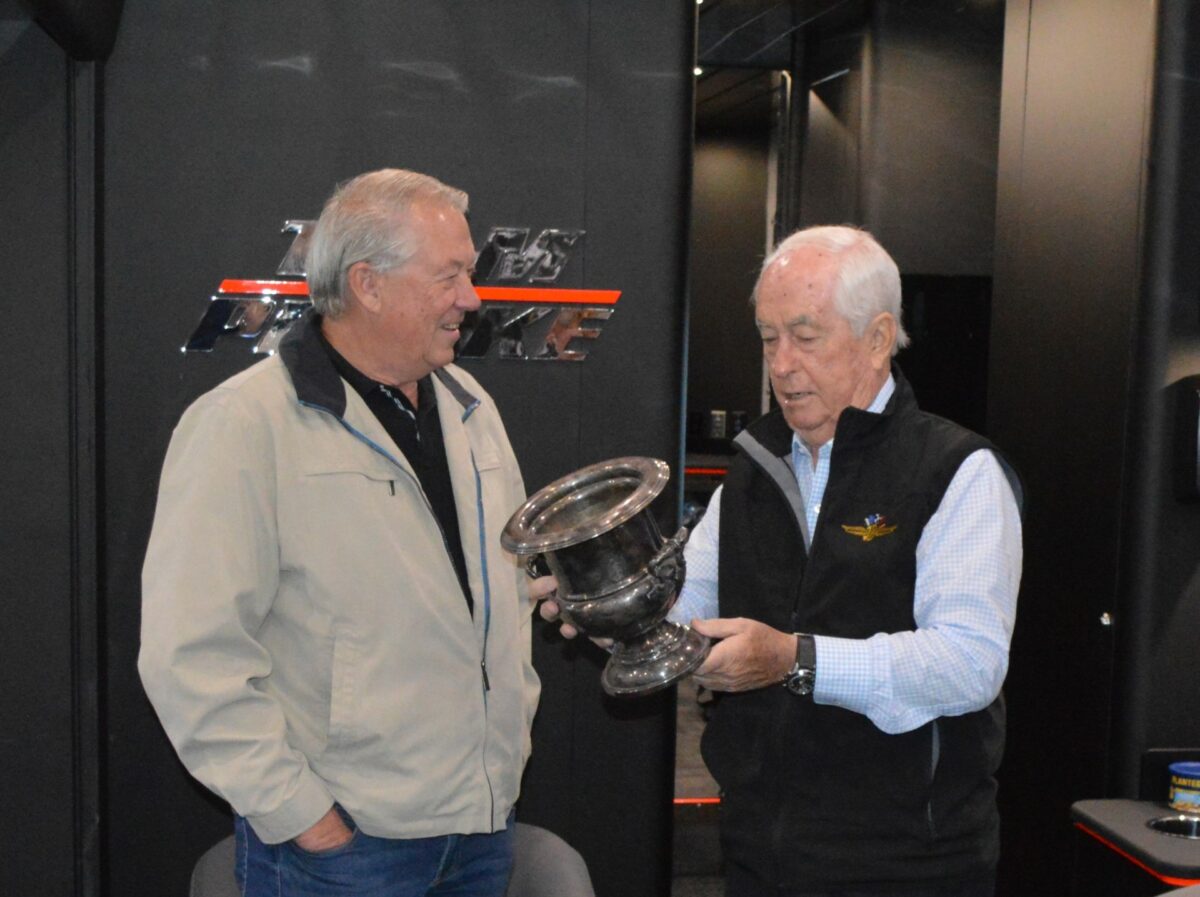 Roger Penske reunited with his lost 1958 trophy