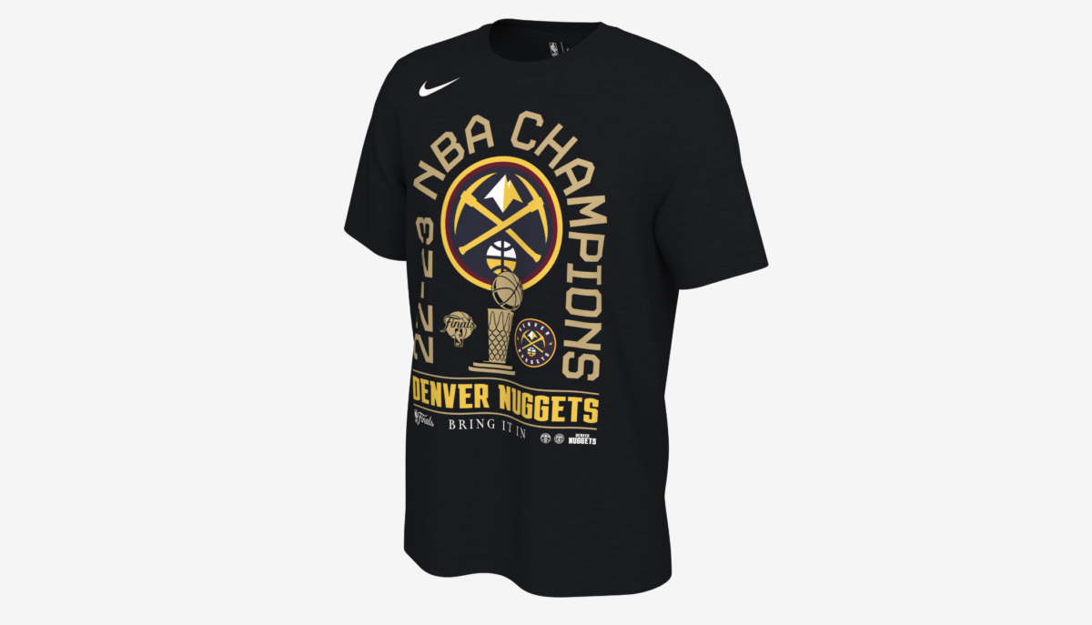 Denver Nuggets NBA Champions gear, get the official shirts, hats, hoodies, and more now