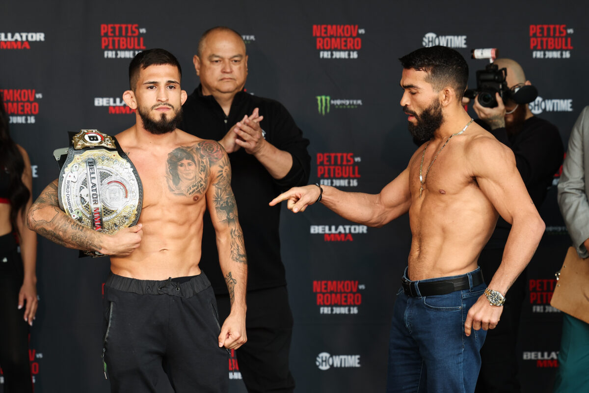 Photos: Bellator 297 ceremonial weigh-ins and faceoffs