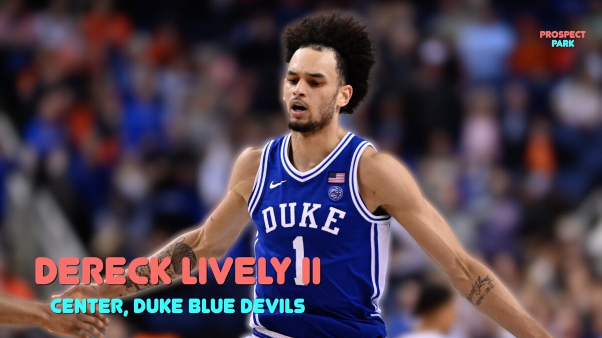 Meet Mavericks rookie Dereck Lively, the big man from Duke who is going to dominate on defense