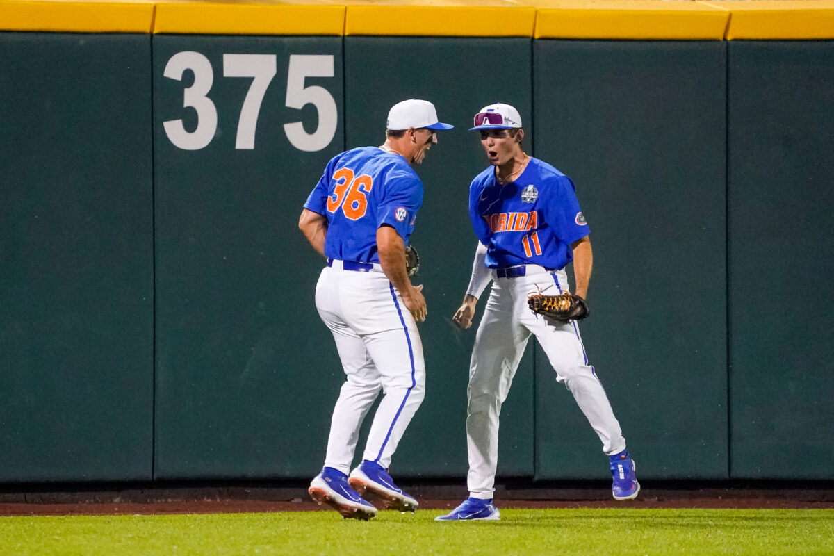 PHOTOS: Highlights from Florida baseball’s win over Oral Roberts in CWS
