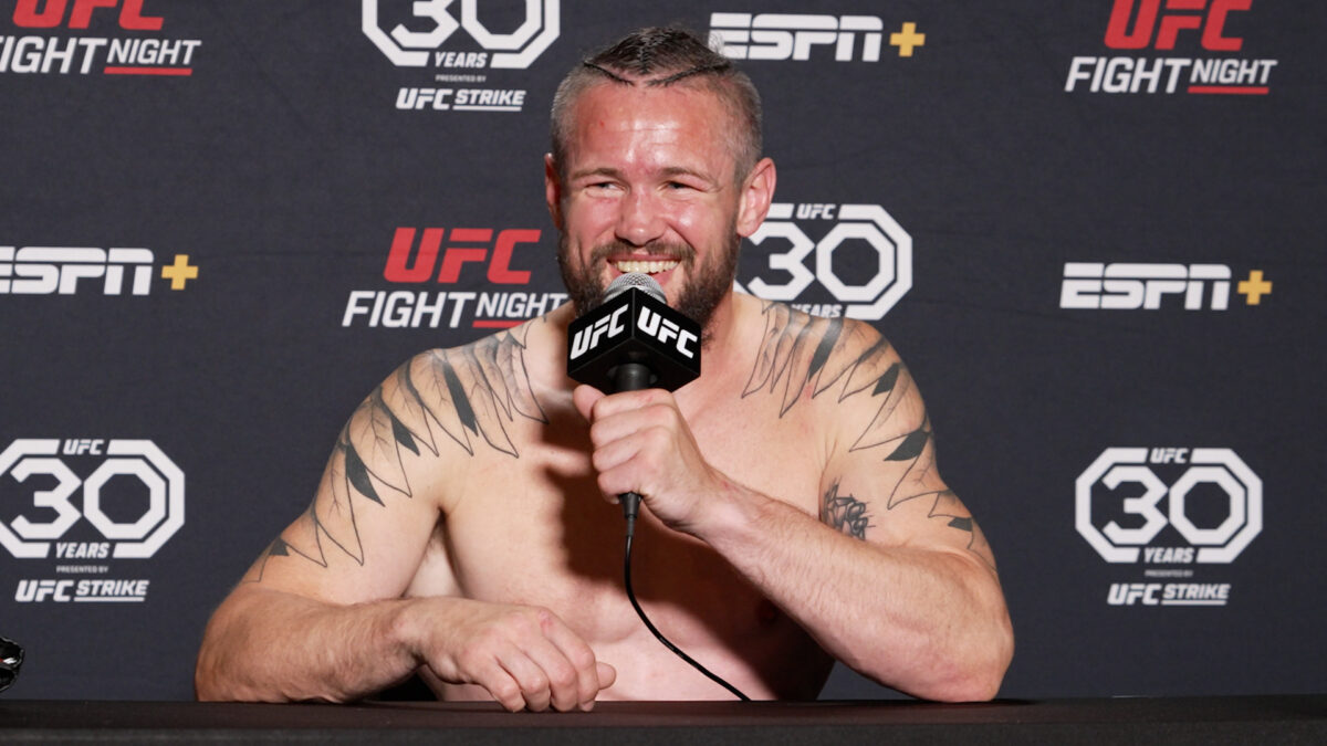 Nicolas Dalby wants 30th pro fight on UFC’s 30th anniversary card in November