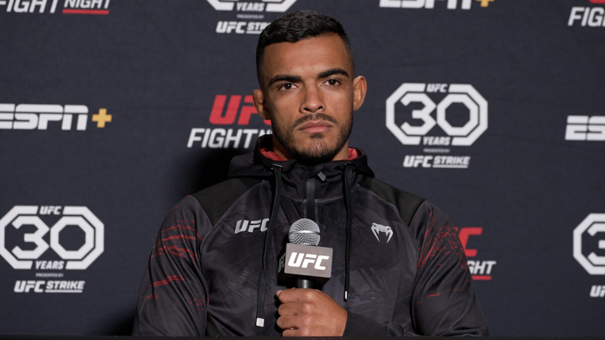 UFC on ESPN 47’s Ismael Bonfim feels pressure to upstage spectacular KO in debut
