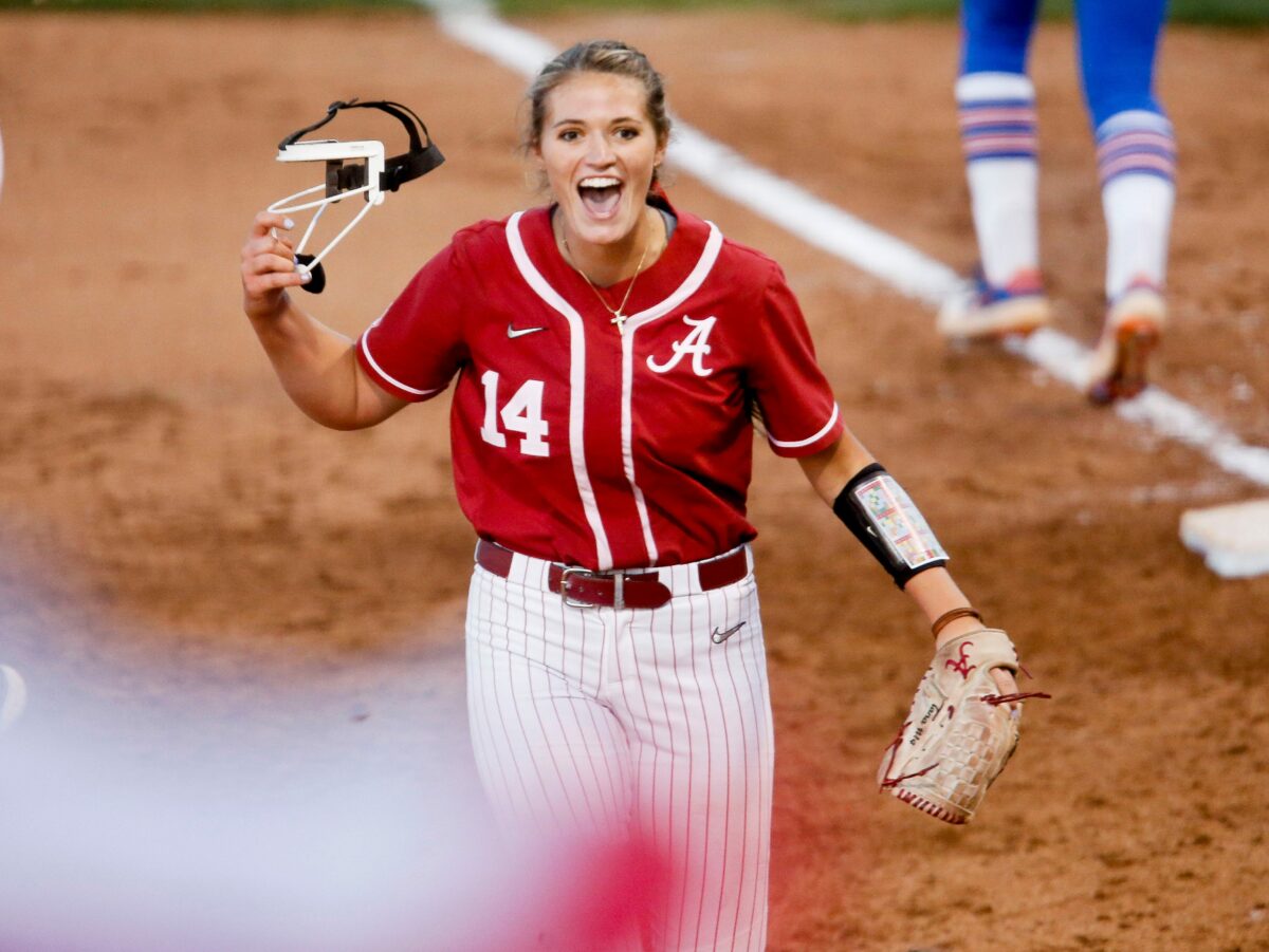 Alabama Softball’s Montana Fouts emotionally recaps her collegiate career